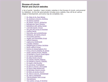 Tablet Screenshot of lincoln.ourchurchweb.org.uk